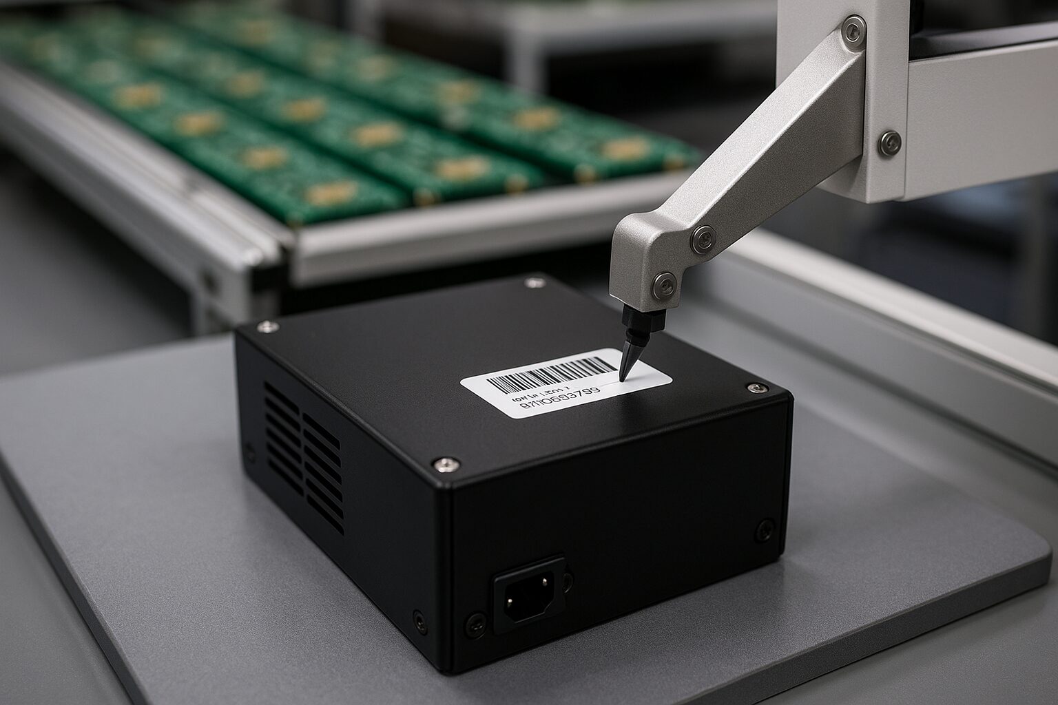 Final Enclosure Assembly Label Application Micron Corp